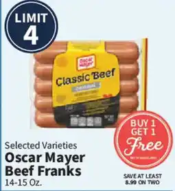 Food City Oscar Mayer Beef Franks offer
