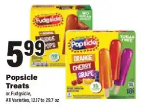 Big Y Popsicle Treats offer