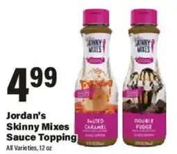 Big Y Jordan's Skinny Mixes Sauce Topping offer