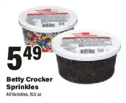 Big Y Betty Crocker Sprinkles offer