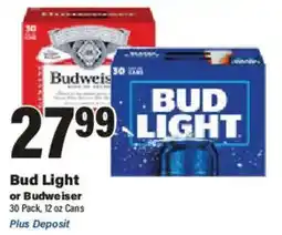 Big Y Bud Light or Budweiser offer