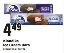 Big Y Klondike ice cream bars offer