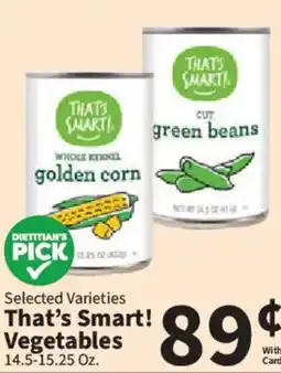 Food City That's Smart! Vegetables offer