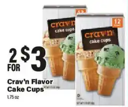 Big Y Craw'n Flavor Cake Cups offer