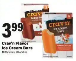 Big Y Crav'n Flavor Ice Cream Bars offer
