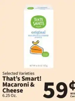 Food City That's Smart! Macaroni & Cheese offer