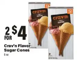 Big Y Crav'n Flavor Sugar Cones offer