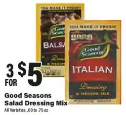 Big Y Good Seasons Salad Dressing Mix offer