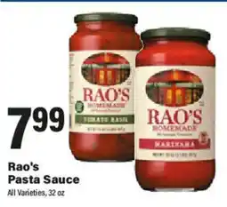 Big Y Rao's Pasta Sauce offer
