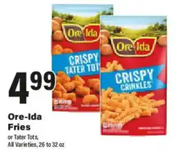 Big Y Ore-Ida Fries offer