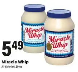 Big Y Miracle Whip offer