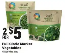 Big Y Full Circle Market Vegetables offer