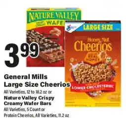 Big Y General Mills Large Size Cheerios offer