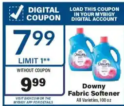 Big Y Downy Fabric Softener offer