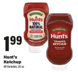 Big Y Hunt's Ketchup offer