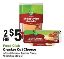 Big Y Food Club Cracker Cut Cheese offer