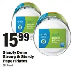 Big Y Simply Done Strong & Sturdy Paper Plates offer