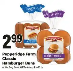 Big Y Pepperidge Farm Classic Hamburger Buns offer
