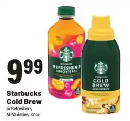 Big Y Starbucks Cold Brew or Refreshers offer