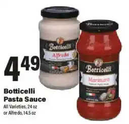 Big Y Botticelli Pasta Sauce offer