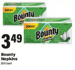 Big Y Bounty Napkins offer