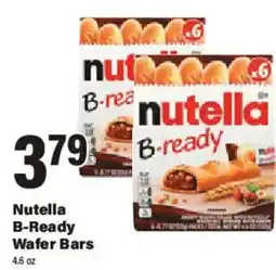 Big Y Nutella B-Ready Wafer Bars offer