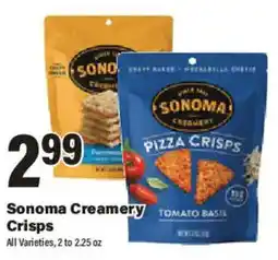 Big Y Sonoma Creamery Crisps offer