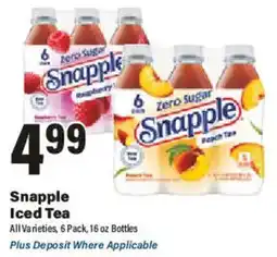 Big Y Snapple Iced Tea offer