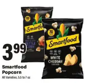 Big Y Smartfood Popcorn offer