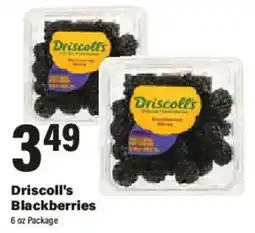 Big Y Driscoll's Blackberries offer