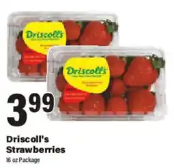 Big Y Driscoll's Strawberries offer