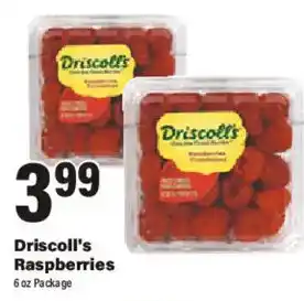 Big Y Driscoll's Raspberries offer
