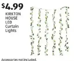 Aldi Kirkton House Led Curtain Lights offer
