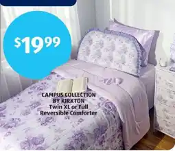 Aldi Campus Collection by Kirkton Reversible Comforter offer