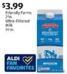 Aldi Friendly Farms milk offer