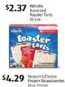 Aldi Millville assorted toaster tarts offer