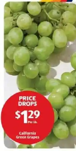 Aldi California Green Grapes offer