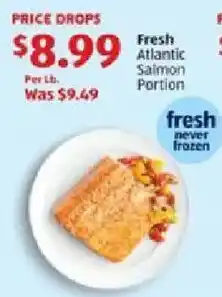 Aldi Fresh Atlantic Salmon Portion offer