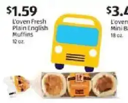 Aldi L'oven Fresh Plain English Muffins offer