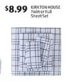 Aldi Kirkton House Sheet Set offer