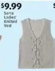 Aldi Serra Ladies' Knitted Vest offer