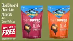 Jewel-Osco Blue Diamond Chocolate Almonds offer
