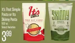Jewel-Osco It's That Simple Pasta or Its Skinny Pasta offer