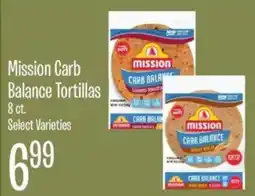 Jewel-Osco Mission Carb Balance Tortillas offer