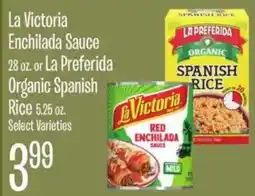Jewel-Osco La Victoria Enchilada Sauce or La Preferida Organic Spanish Rice offer