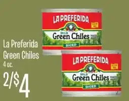 Jewel-Osco La Preferida Green Chiles offer