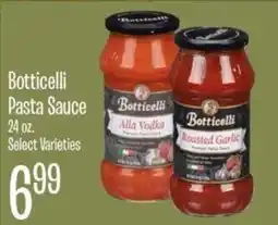 Jewel-Osco Botticelli pasta sauce offer