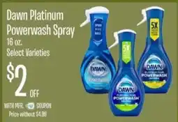 Jewel-Osco Dawn Platinum Powerwash Spray offer