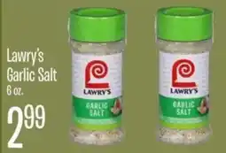 Jewel-Osco Lawry's Garlic Salt offer