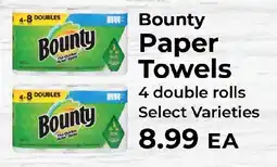 Sunset Foods Bounty paper towels offer